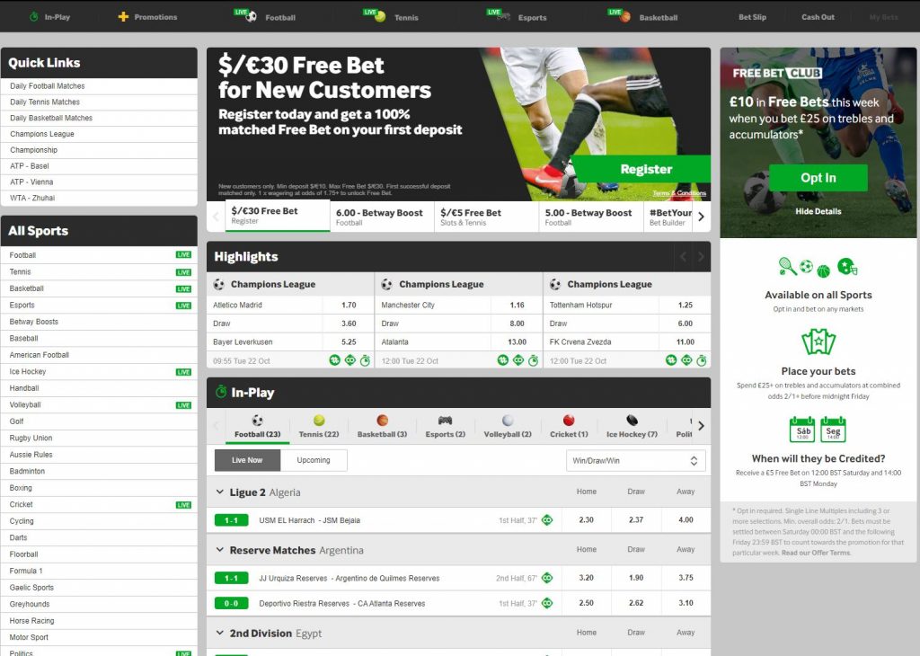 How one can bet online in betway