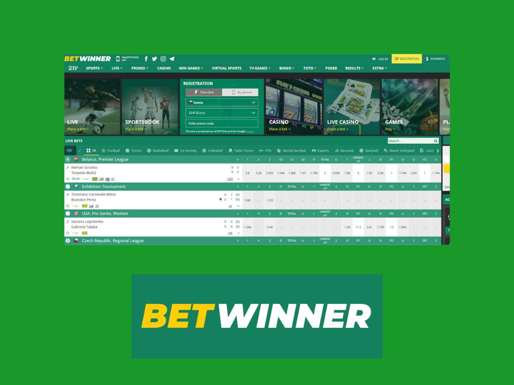 Betwinner betting site important information