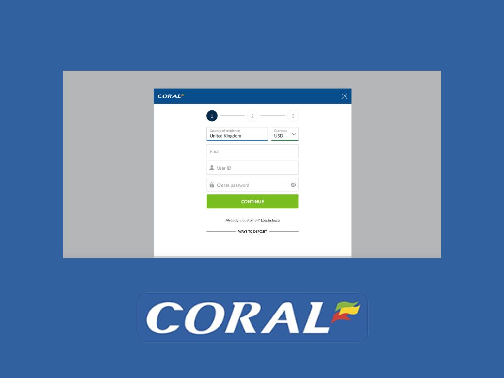 How to register at Coral site